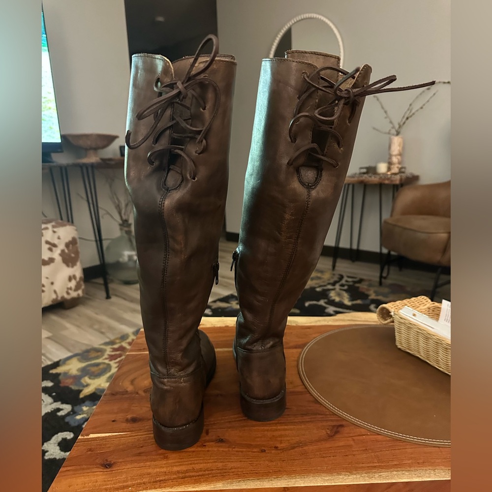 Bed Stu beautiful Brown Manchester Boots- size 8 fits like 8.5! EUC!!